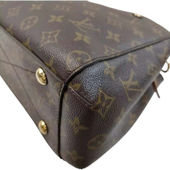 093642AV (S6) Louis Vuitton Hand Bag Montaigne MM Brown Monogram - Picture 4 of 9